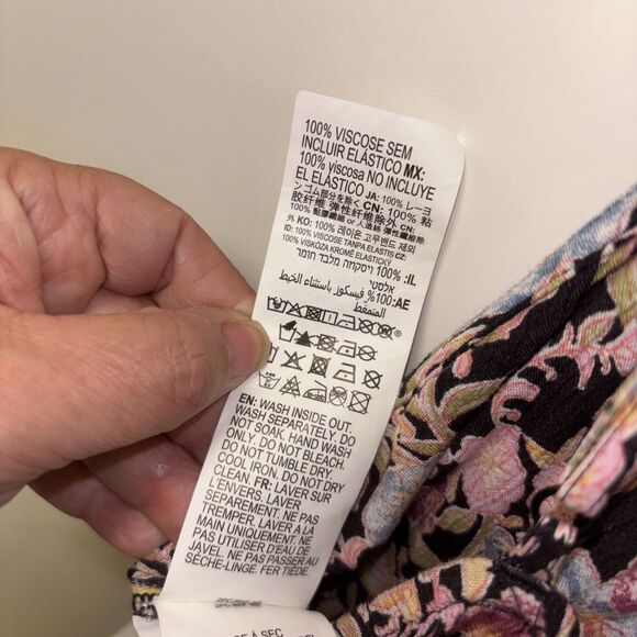 Billabong Sun Chaser Mini Slip Dress Women L Coastal Beachy New Straps Boho Tie - Picture 8 of 10